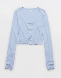 Aerie Let's Bounce Cardigan
