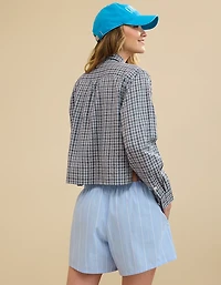 Aerie Off-Duty Seersucker Pajama Shirt