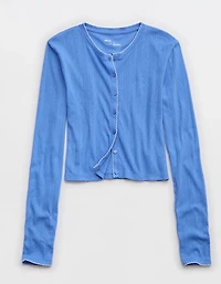 Aerie Off-Duty Pointelle Cardigan