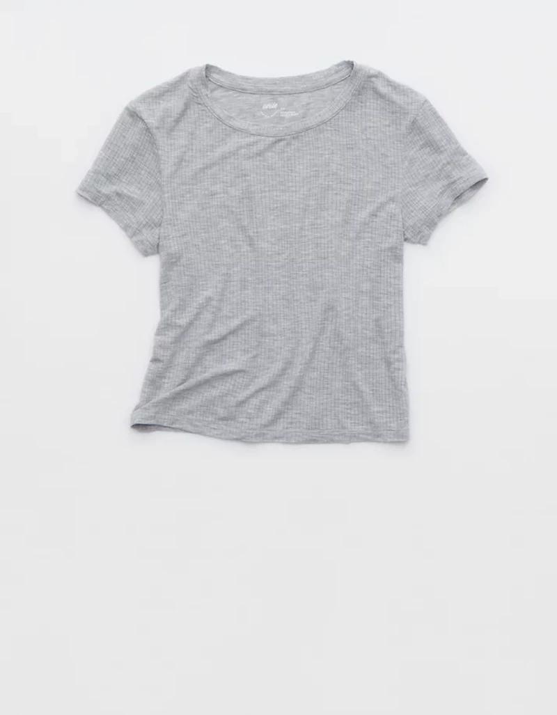 Aerie Superchill Modal Rib Baby T-Shirt