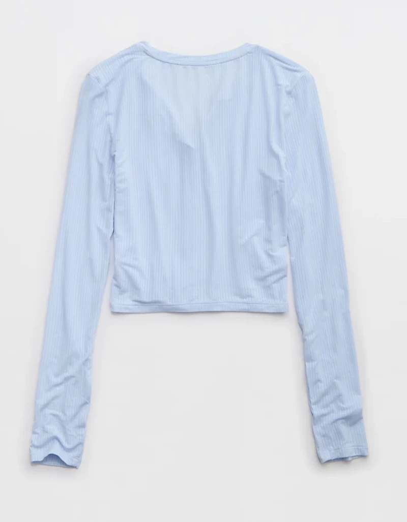 Aerie Superchill Modal Rib Cardigan