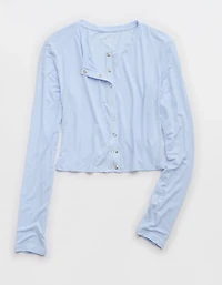 Aerie Superchill Modal Rib Cardigan
