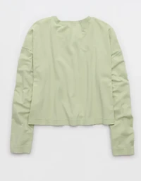 Aerie Dream Jersey Long Sleeve Top