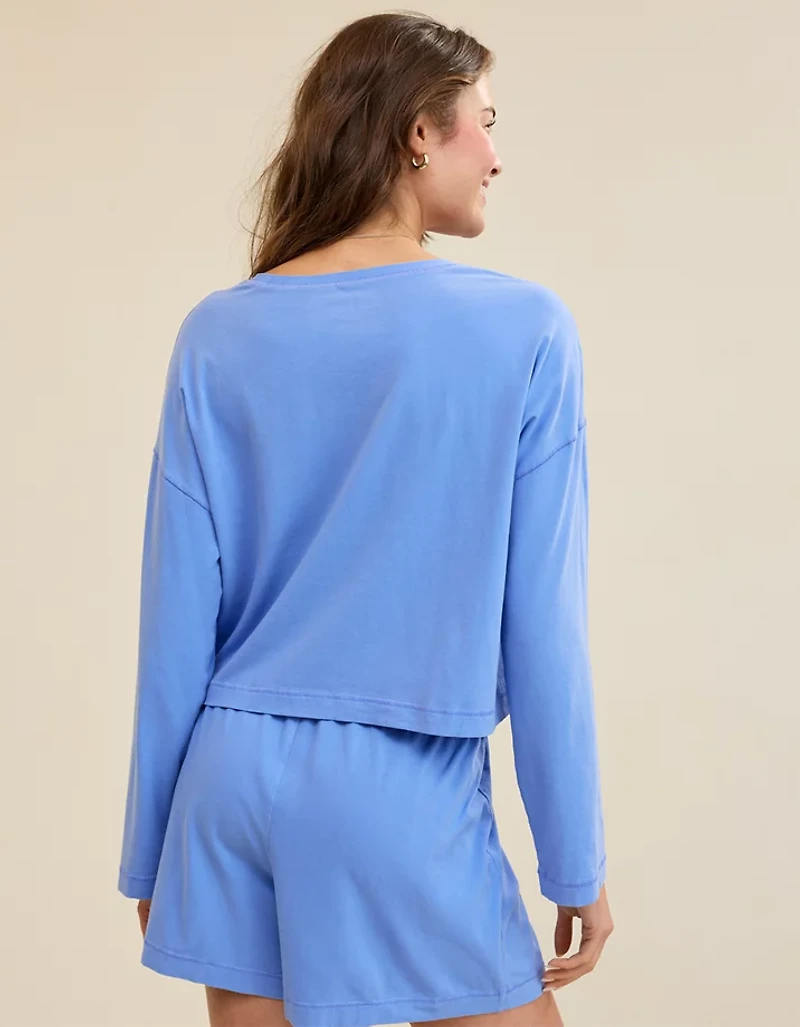 Aerie Dream Jersey Long Sleeve Top