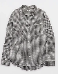 Aerie Seersucker Pajama Shirt