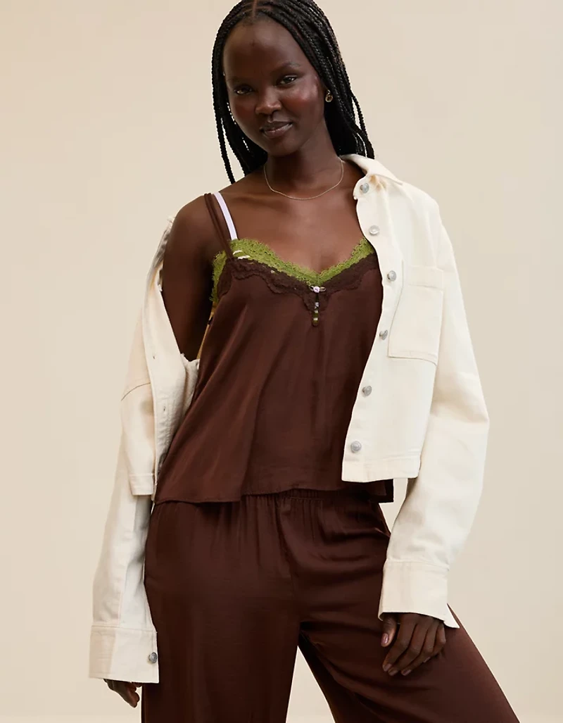 Aerie Satin Pajama Cami