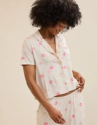 Aerie Real Soft® Ruffle Pajama Shirt