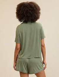 Aerie Real Soft® Ruffle Pajama Shirt