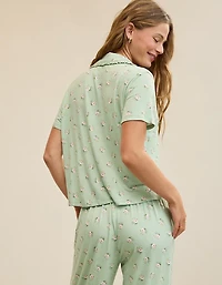 Aerie Real Soft® Ruffle Pajama Shirt