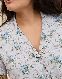 Aerie Real Soft® Ruffle Pajama Shirt
