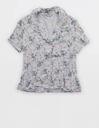 Aerie Real Soft® Ruffle Pajama Shirt