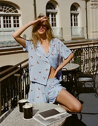 Aerie Real Soft® Ruffle Pajama Shirt