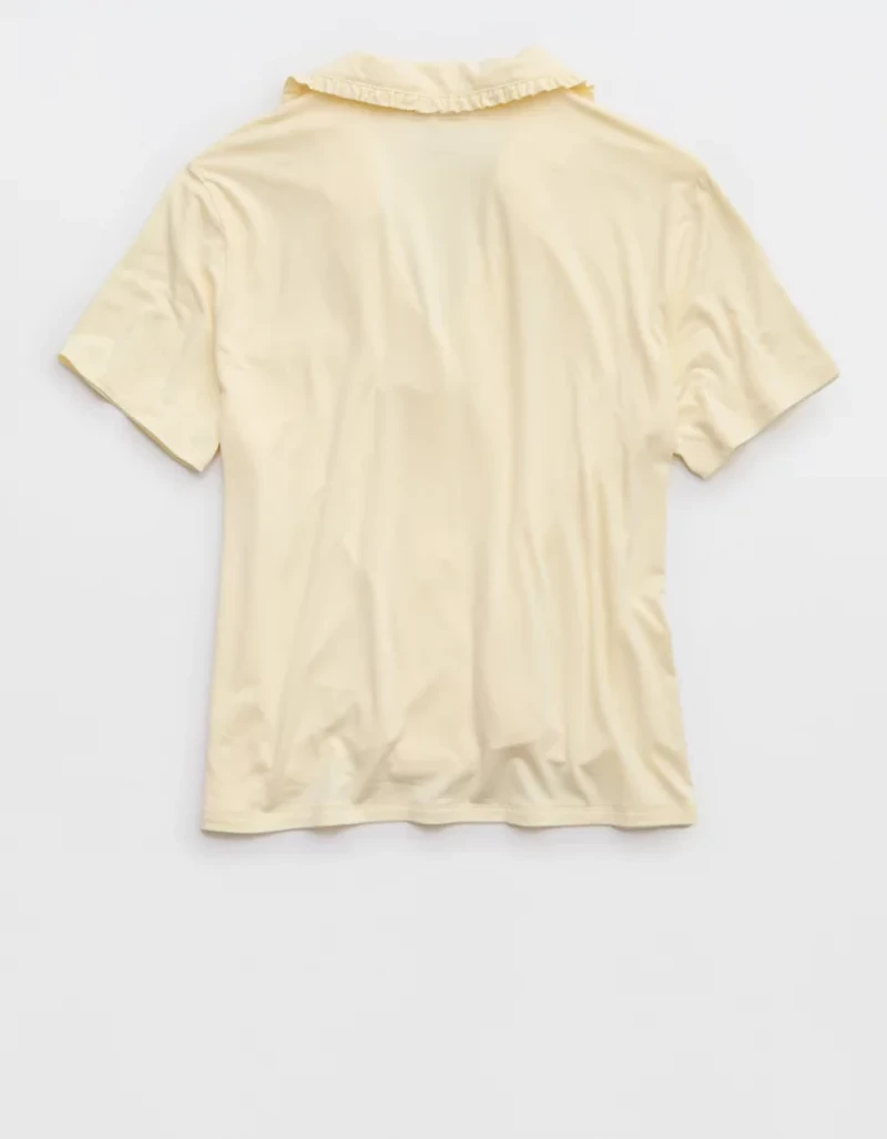Aerie Real Soft® Ruffle Pajama Shirt