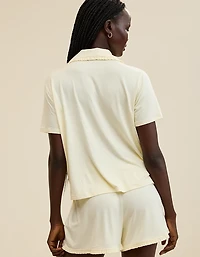 Aerie Real Soft® Ruffle Pajama Shirt
