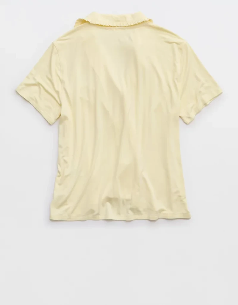 Aerie Real Soft® Ruffle Pajama Shirt