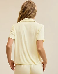 Aerie Real Soft® Ruffle Pajama Shirt