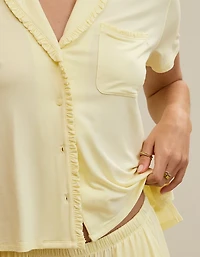 Aerie Real Soft® Ruffle Pajama Shirt
