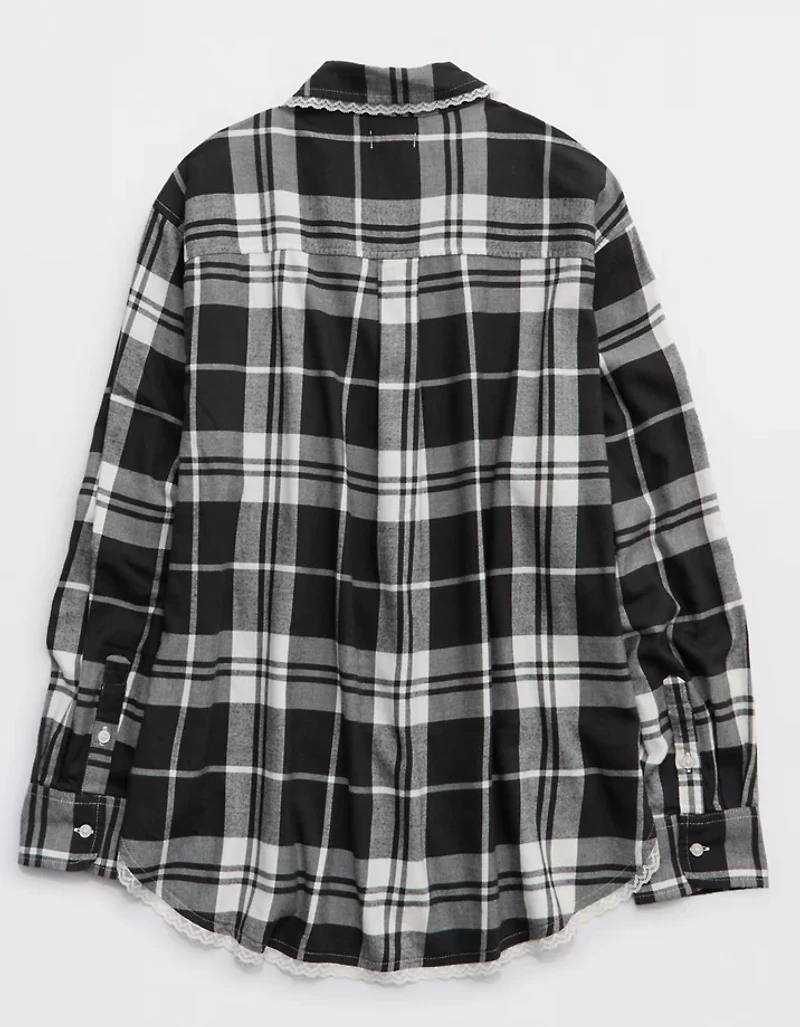Aerie Flannel Pajama Shirt