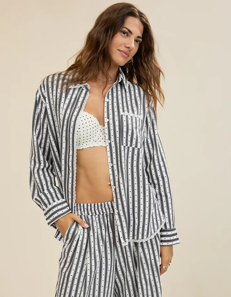 Aerie Flannel Pajama Shirt
