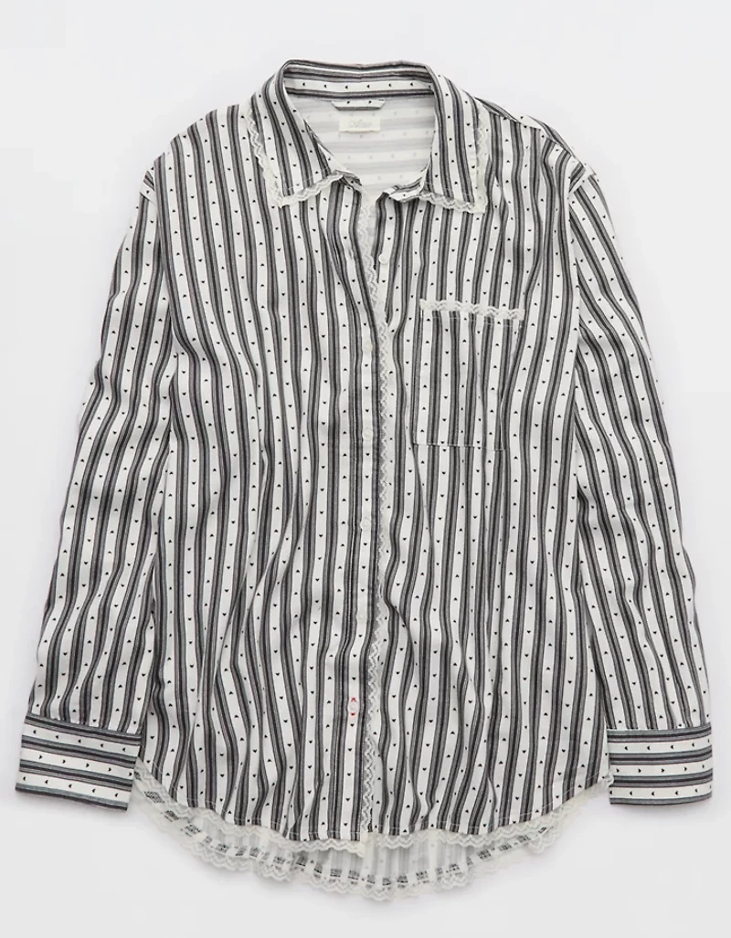 Aerie Flannel Pajama Shirt