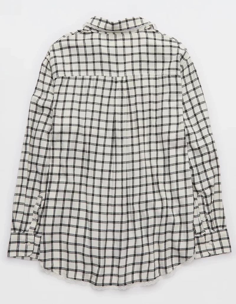Aerie Flannel Pajama Shirt