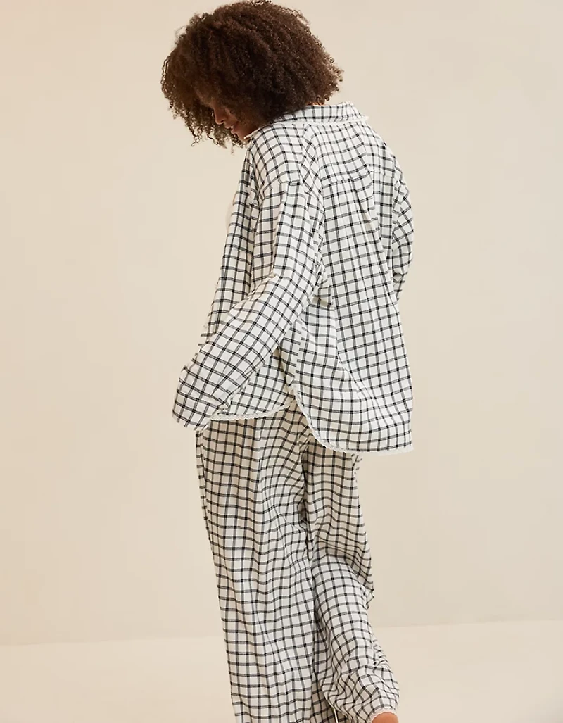 Aerie Flannel Pajama Shirt