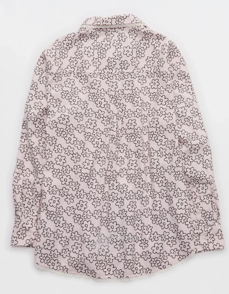 Aerie Flannel Pajama Shirt