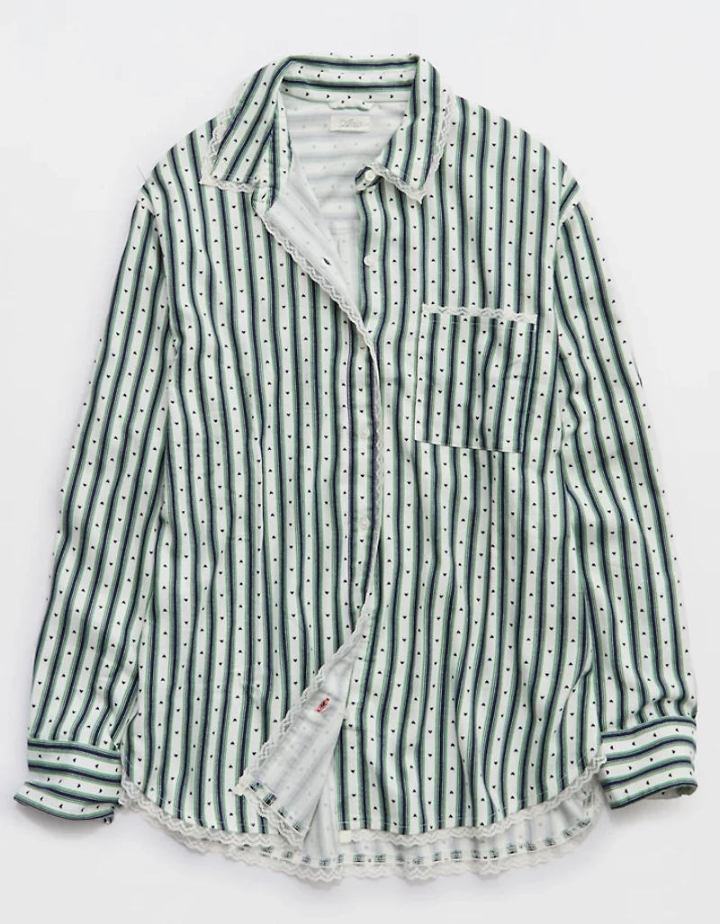 Aerie Flannel Pajama Shirt
