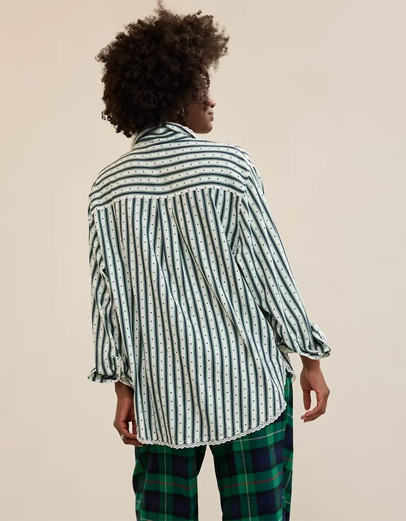 Aerie Flannel Pajama Shirt