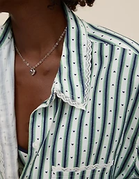 Aerie Flannel Pajama Shirt