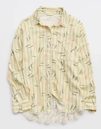 Aerie Flannel Pajama Shirt