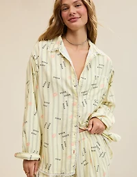 Aerie Flannel Pajama Shirt