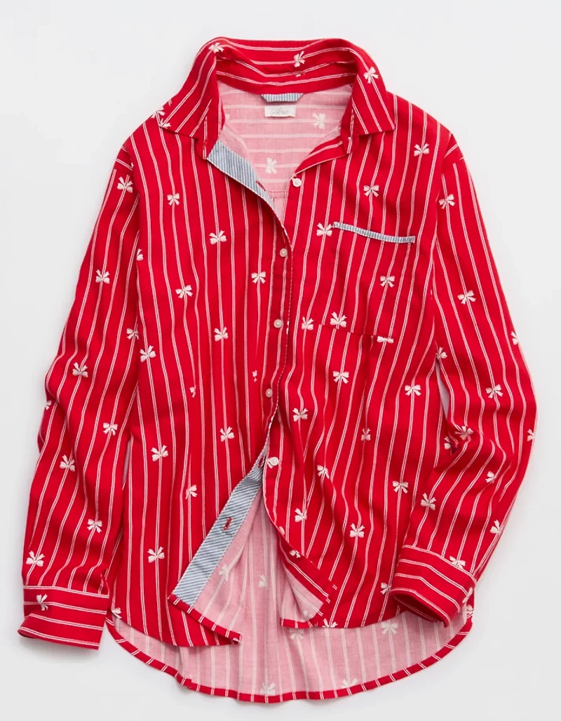 Aerie Flannel Pajama Shirt