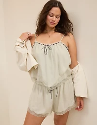 Aerie Modal Lace Handkerchief Tank Top