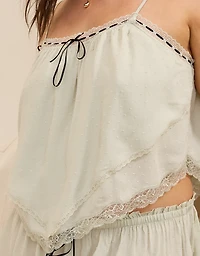 Aerie Modal Lace Handkerchief Tank Top