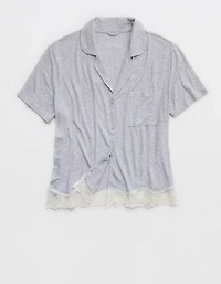 Aerie Real Soft® Ribbed Pajama Shirt