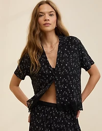 Aerie Real Soft® Ribbed Pajama Shirt