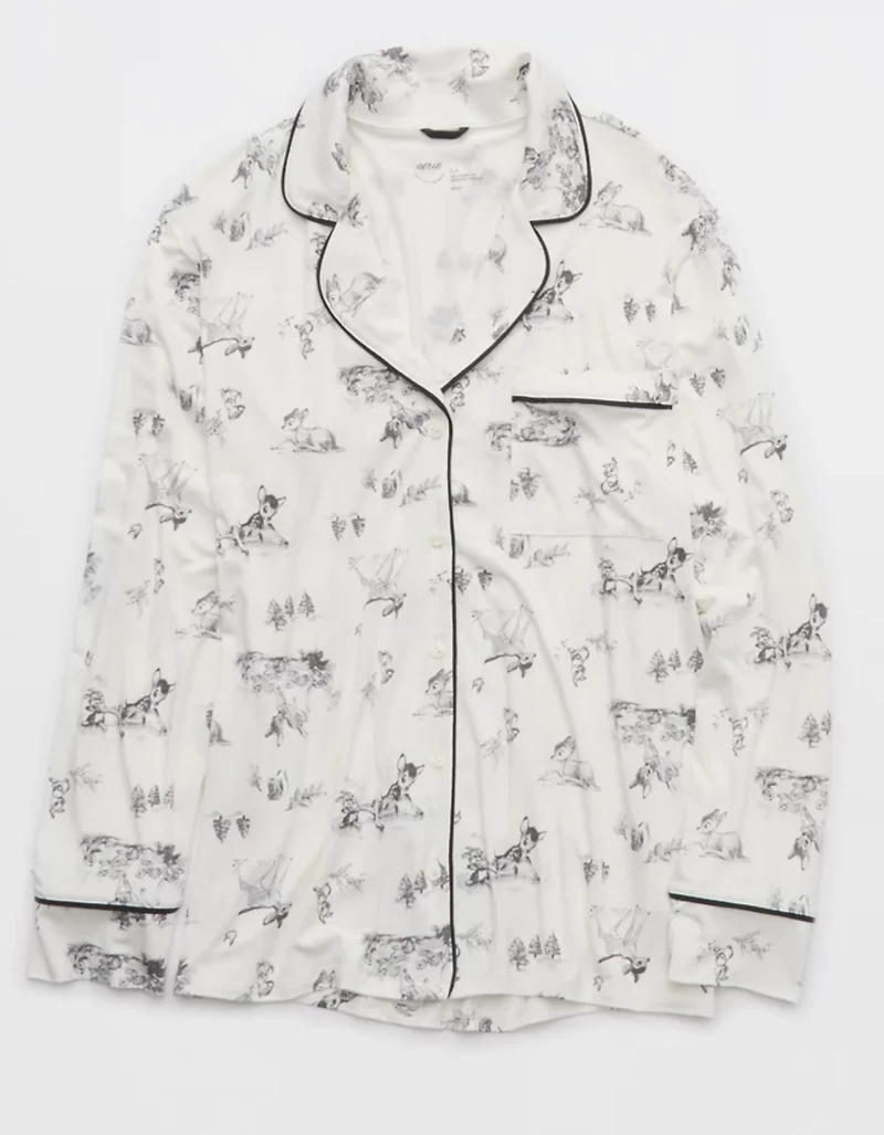 Aerie Bambi Real Soft® Piping Pajama Shirt