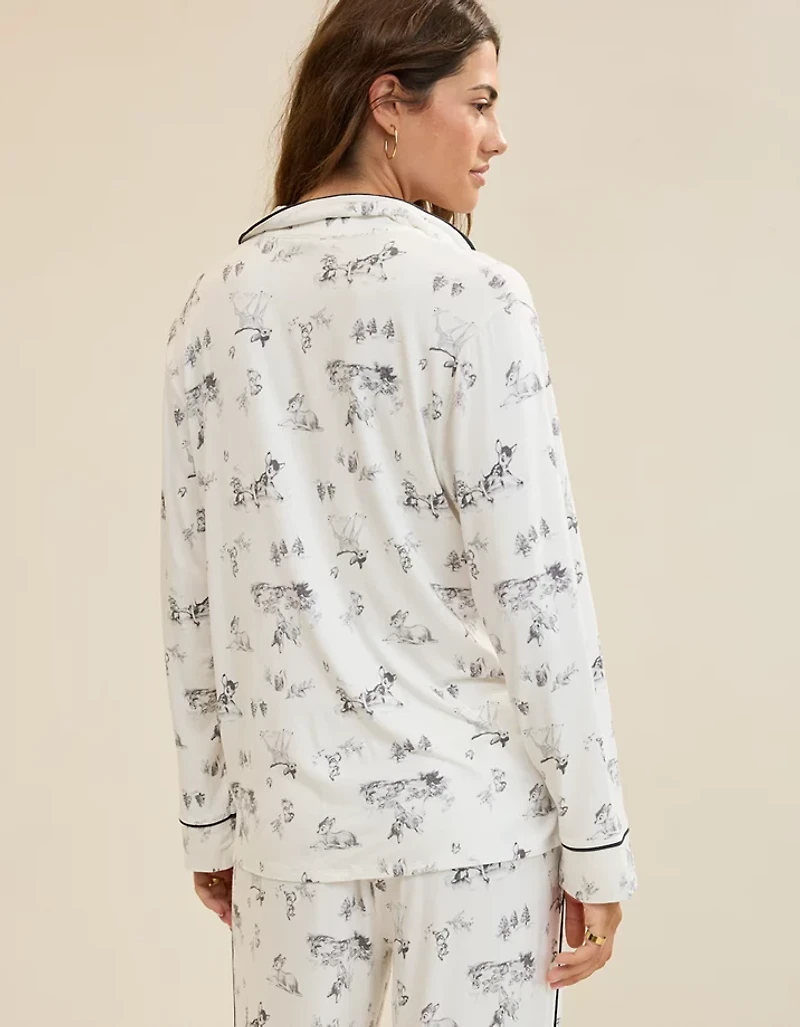 Aerie Bambi Real Soft® Piping Pajama Shirt