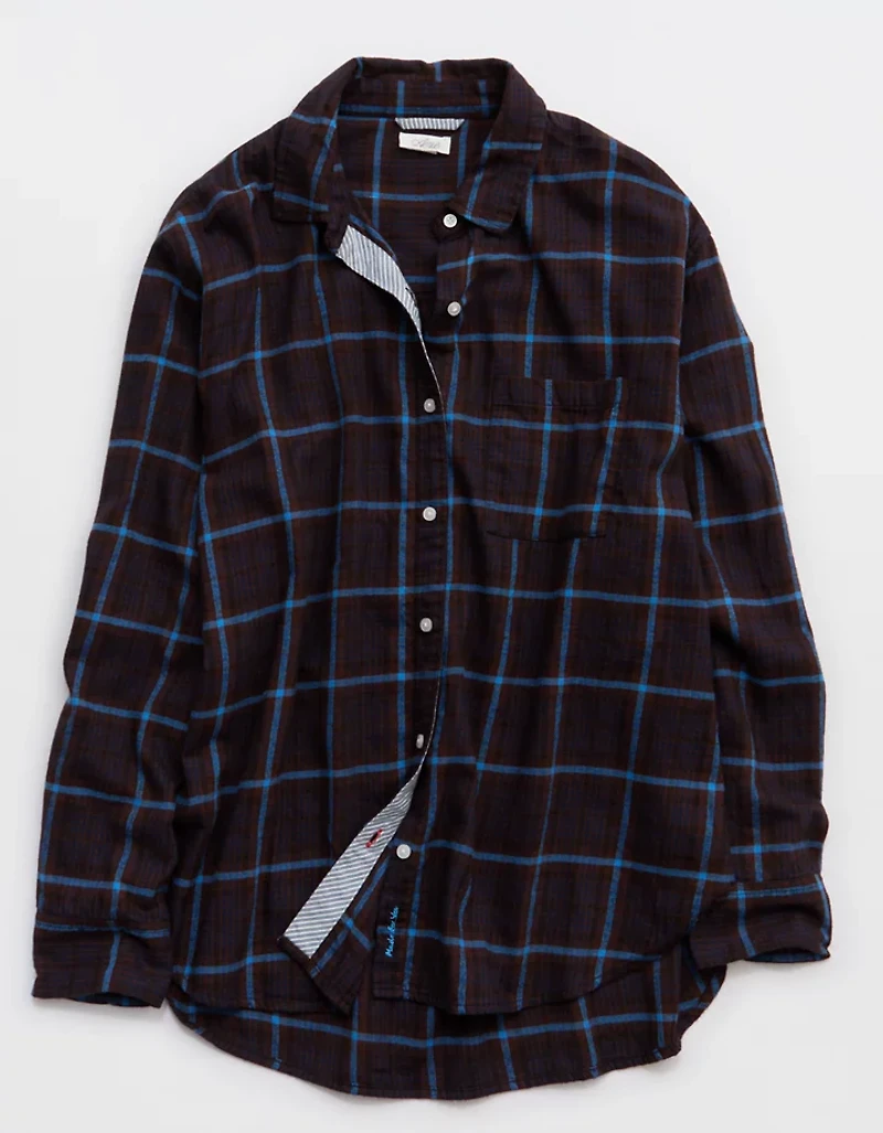 Aerie Flannel Pajama Shirt