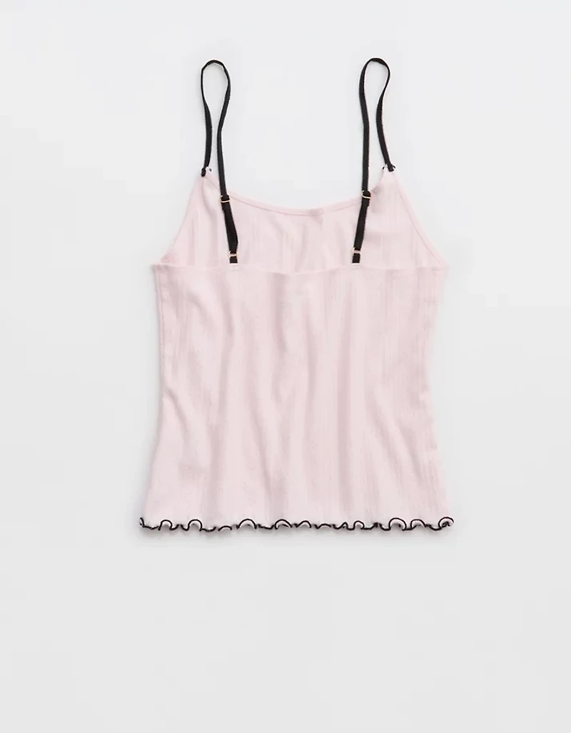 Aerie Pointelle Pajama Tank Top