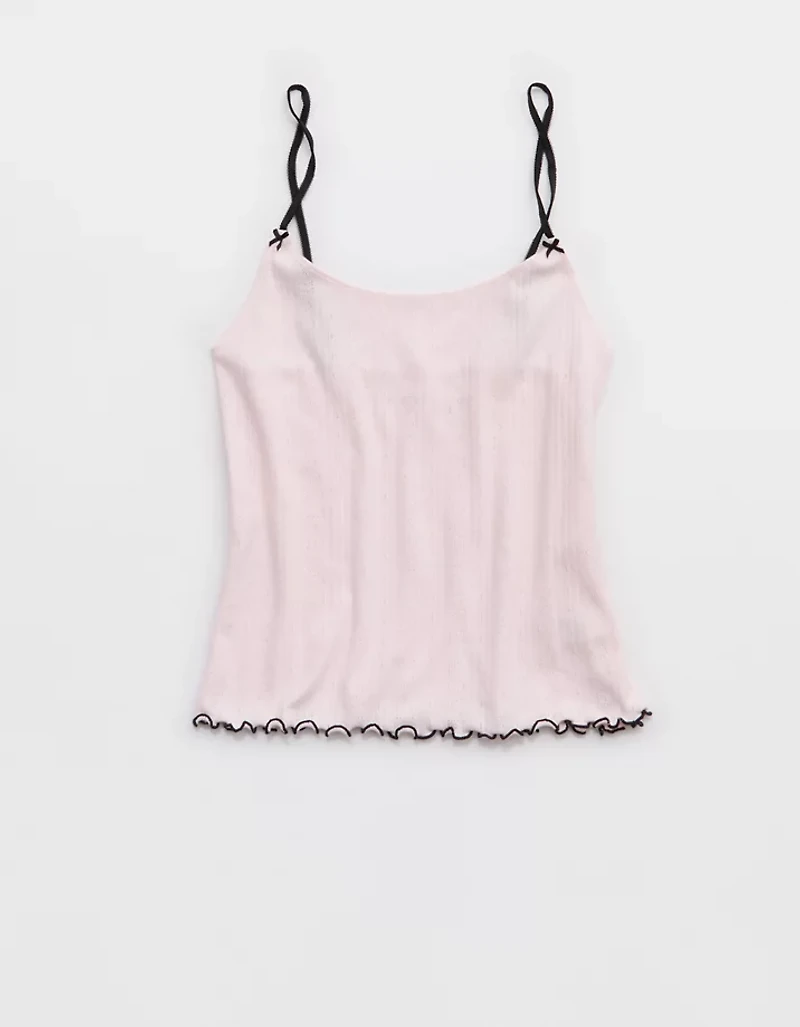 Aerie Pointelle Pajama Tank Top