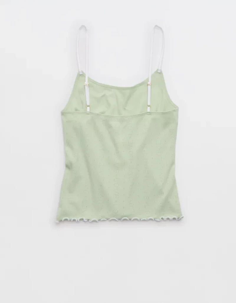 Aerie Pointelle Pajama Tank Top