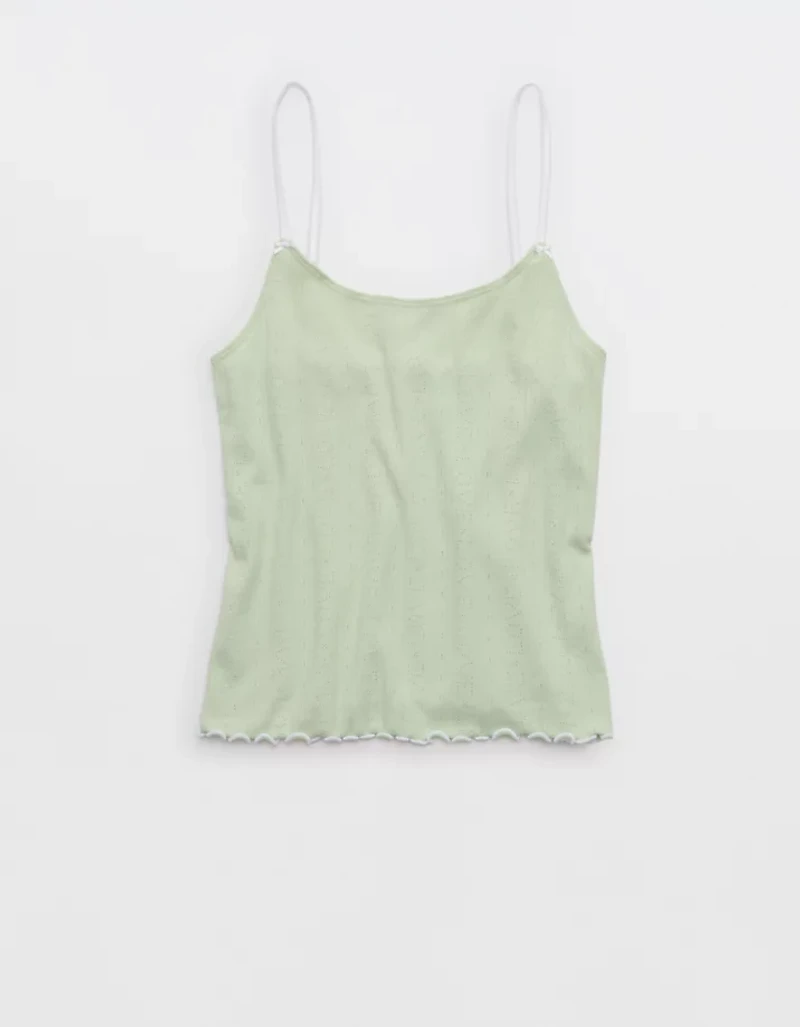 Aerie Pointelle Pajama Tank Top