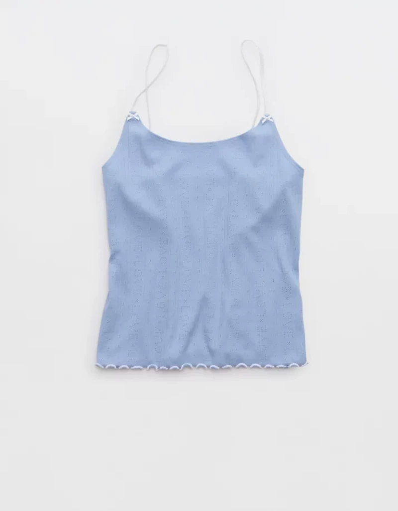 Aerie Pointelle Pajama Tank Top