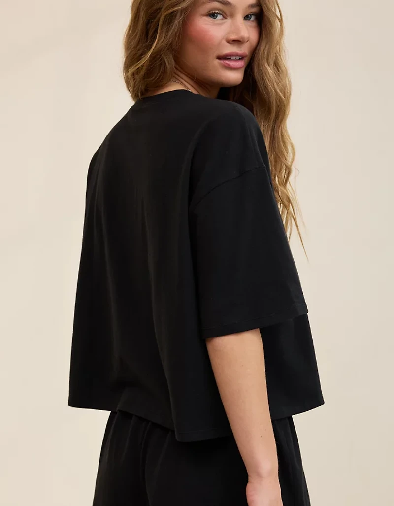 Aerie Dream Jersey Short Sleeve Pajama T-Shirt