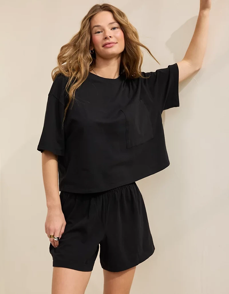 Aerie Dream Jersey Short Sleeve Pajama T-Shirt