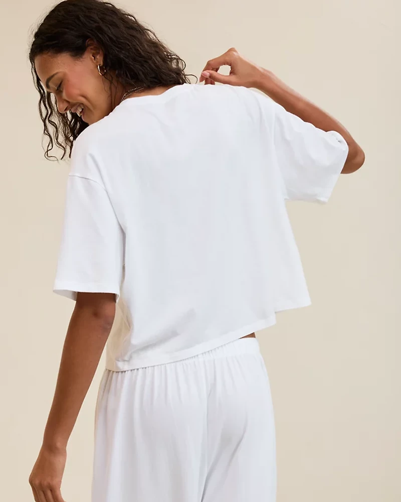 Aerie Dream Jersey Short Sleeve Pajama T-Shirt