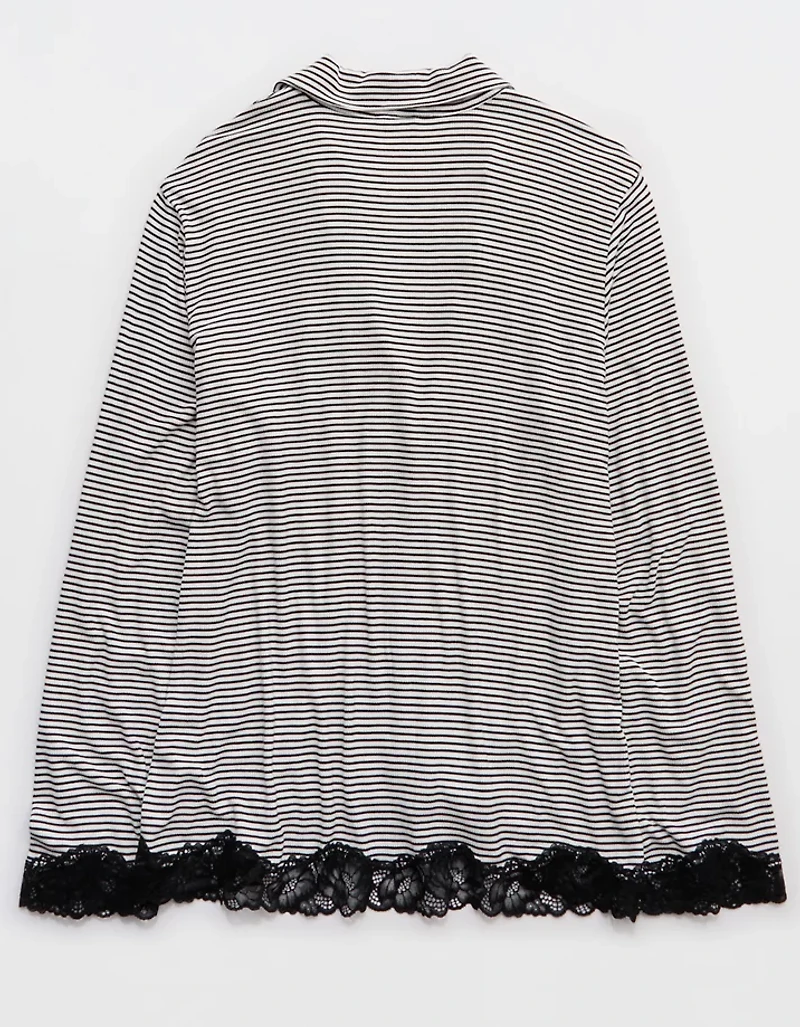 Aerie Real Soft Rib Long Sleeve T-Shirt