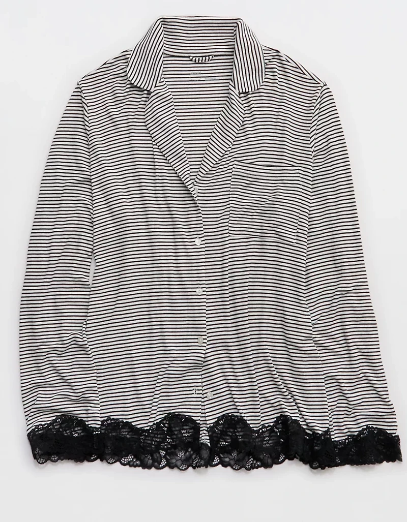 Aerie Real Soft Rib Long Sleeve T-Shirt